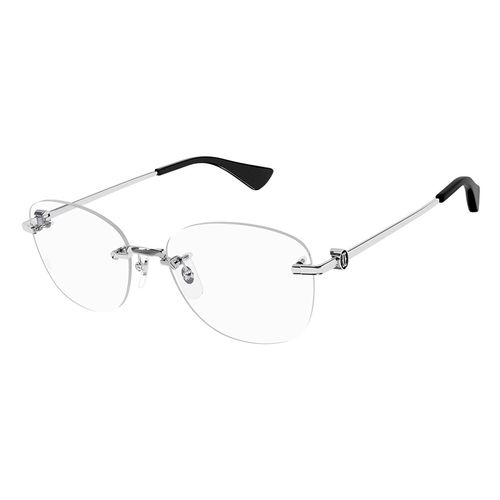 Kính Mắt Cận Cartier Glasses CT0414O 002 Màu Bạc
