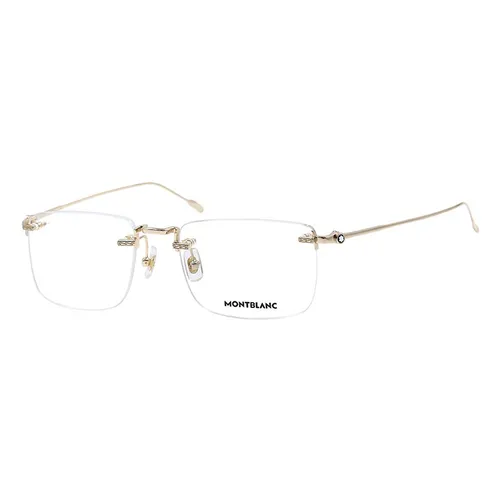 Gọng Kính Nam Montblanc Eyeglasses MB0241O_002.J Màu Vàng - Kính mắt - Vua Hàng Hiệu