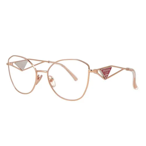 Kính Mắt Cận Nữ Prada Eyeglasses VPR52Z ZVF-1O1 Màu Vàng Hồng
