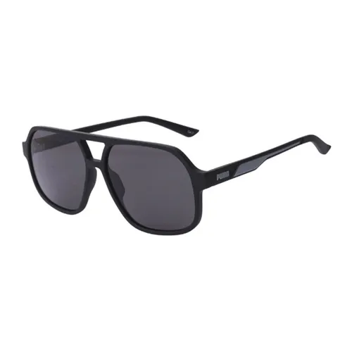 Kính Mát Nam Puma PU0368S_001.CS Sunglasse Màu Đen Xám - Kính mắt - Vua Hàng Hiệu