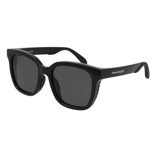 Kính Mát Nữ Alexander Mcqueen AM0295SK 001 Màu Đen Xám