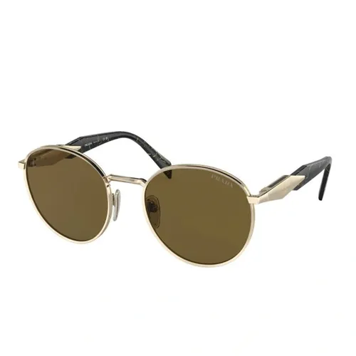 Kính Mát Nữ Prada Sunglasses PR56 ZVN-01T 3N Màu Vàng Đen