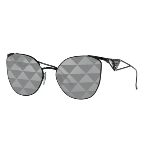 Kính Mát Nữ Prada Women Sunglasses PR50ZS 1AB-03T 2N Màu Xám Đen