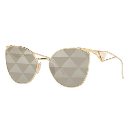 Kính Mát Nữ Prada Women Sunglasses PR50ZS ZVN-04T 2N Màu Xám Vàng