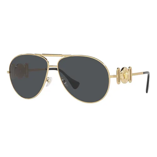 Kính Mát Unisex Versace VE2249 100287 Sunglasses Màu Xám Vàng