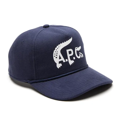 Mũ Lacoste X A.P.C Printed Navy Blue Hat RK7422 51 WGH Màu Xanh Navy Size M