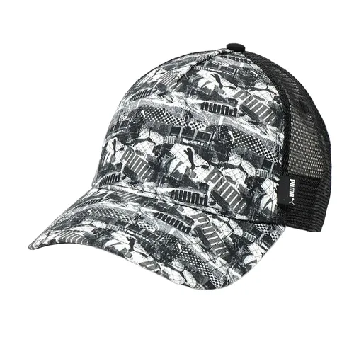 Puma Nam Mũ lưỡi trai Đức - Mũ Puma Academy AOP Trucker Cap Hat 024362 Màu Xám Đen - Vua Hàng Hiệu