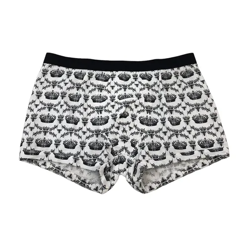 Thời trang Dolce & Gabbana Đen trắng Quần lót - Quần Lót Nam Dolce & Gabbana D&G M4Q84HFS7KXX0802 Màu Đen Trắng Size S - Vua Hàng Hiệu