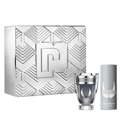 Set Nước Hoa Nam Paco Rabanne Invictus Platinum 2 Món (EDP 100ml, Deodorant Spray 150ml)