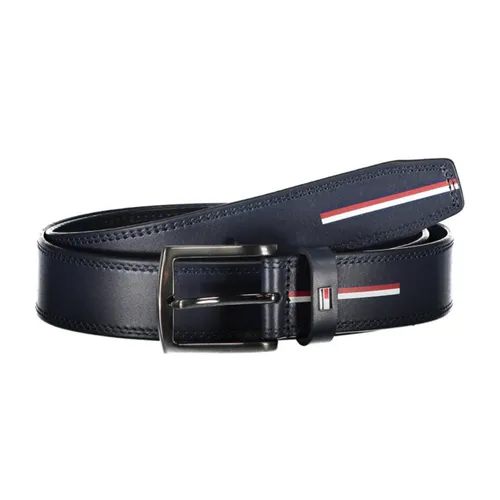 Thắt lưng Tommy Hilfiger - Thắt Lưng Nam Tommy Hilfiger Belt AM0AM11226_BLU_DW6 Màu Xanh Navy Size 95 - Vua Hàng Hiệu