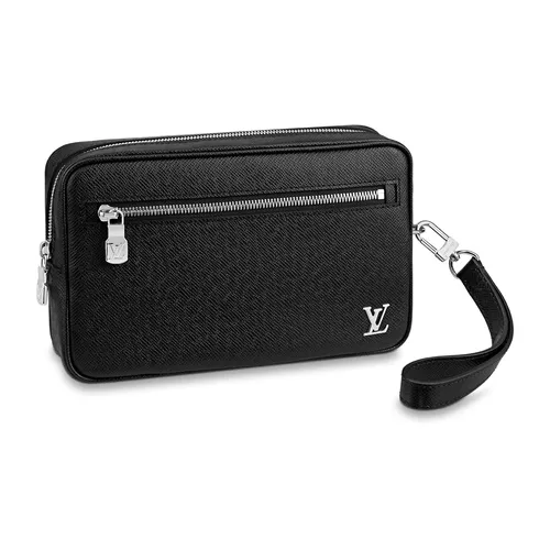 Louis Vuitton - Túi Cầm Tay Louis Vuitton LV Pochette Kasai M30441 Màu Đen - Vua Hàng Hiệu