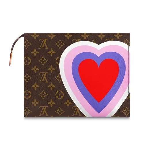 Túi Cầm Tay Louis Vuitton LV Pochette Mono Game On Clutch Màu Nâu - Túi xách - Vua Hàng Hiệu