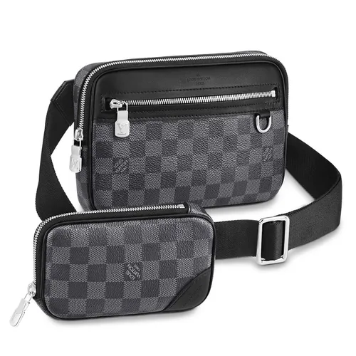 Túi Đeo Chéo Louis Vuitton LV Scott Messenger Damier Màu Đen - Túi xách - Vua Hàng Hiệu