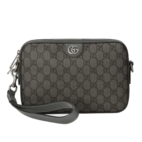 Túi Đeo Chéo Nam Gucci Ophidia GG Shoulder Bag Màu Xám Đen