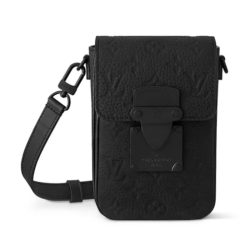 Túi Đeo Chéo Nam Louis Vuitton LV S Lock Wearable Mono M81524 Màu Đen