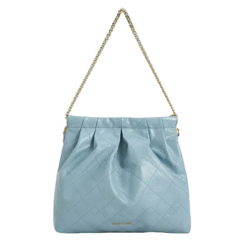 Túi Đeo Chéo Nữ Charles & Keith CNK Duo Double Chain Hobo Bag Slate Blue 40671449 Màu Xanh (Kèm Túi Nhỏ) – Charles & Keith
