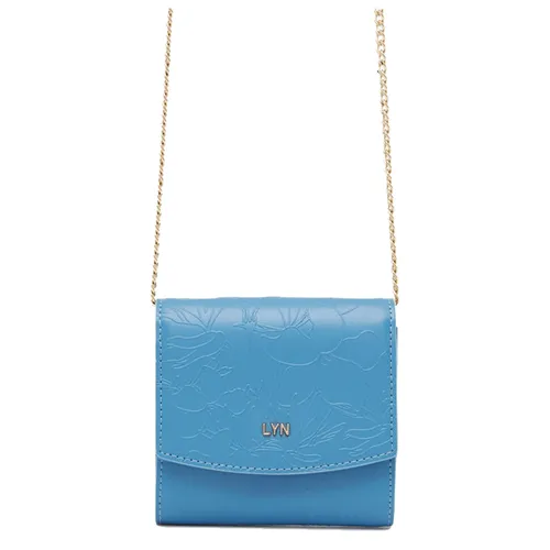 Túi Đeo Chéo Nữ Lyn Gale Wallets On Chain LL23WWF003 Blue Màu Xanh Da Trời - Túi xách - Vua Hàng Hiệu