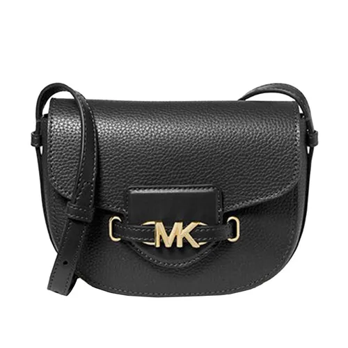 Túi Đeo Chéo Nữ Michael Kors MK Reed Small Pebbled Leather Crossbody Bag 35F3G6RC1T Màu Đen