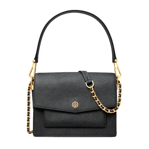 Túi Đeo Chéo Nữ Tory Burch Robinson Black Saffiano Leather 88522 Màu Đen - Túi xách - Vua Hàng Hiệu
