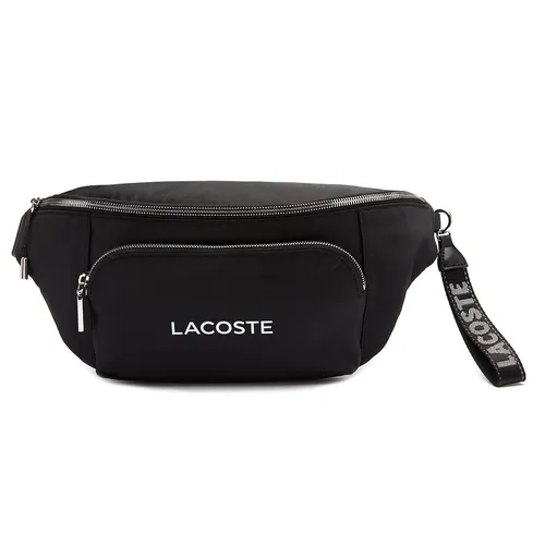 Túi Đeo Hông Lacoste Branded Oversized Nylon Belt Bag NU3824SG Màu Đen