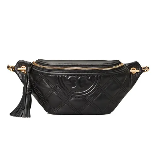 Túi Đeo Hông Tory Burch 64313 Fleming Soft Belt Bag Black Màu Đen - Túi xách - Vua Hàng Hiệu
