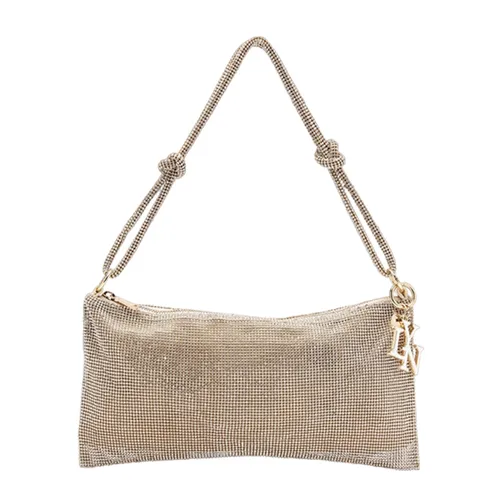 Túi Đeo Vai Nữ Lyn Starry Crystal Shoulder Bags LL23WBF086 Gold Màu Vàng