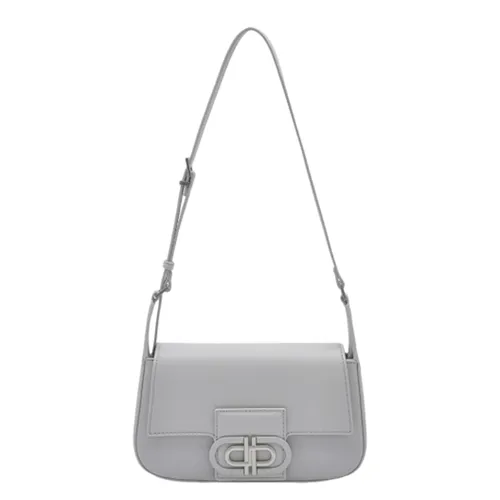 Túi xách - Túi Đeo Vai Nữ Pedro Icon Leather Shoulder Bag Light Grey 76610072 Màu Xám Nhạt - Vua Hàng Hiệu