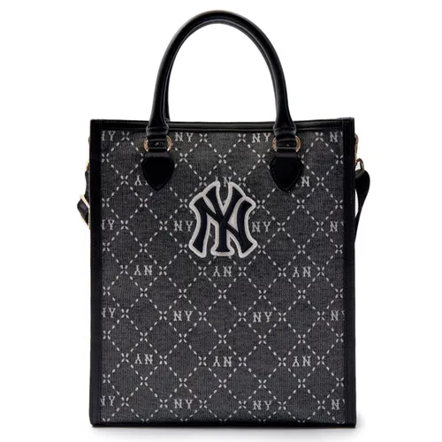Túi Tote Nữ MLB Monogram New York Yankees ACRMDA3N-50BKS Màu Đen Xám - Túi xách - Vua Hàng Hiệu
