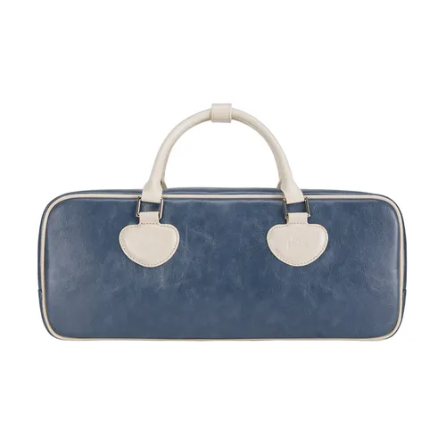 Find Kapoor - Túi Xách Tay Nữ Find Kapoor Heart Double Bag 37 Crinkled Blue Ivory Màu Xanh - Vua Hàng Hiệu