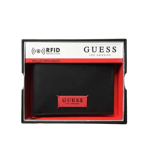 Túi xách - Ví Nam Guess Billfold Mens Leather Wallet Màu Đen - Vua Hàng Hiệu