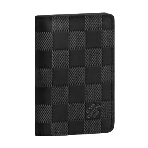 Túi xách - Ví Nam Louis Vuitton LV Pocket Organizer Damier Infini N60183 Màu Xám Đen - Vua Hàng Hiệu