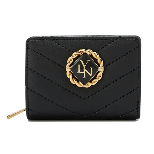 Túi xách - Ví Nữ Lyn Sesia Short Wallets Black LL23CWF024 Màu Đen - Vua Hàng Hiệu
