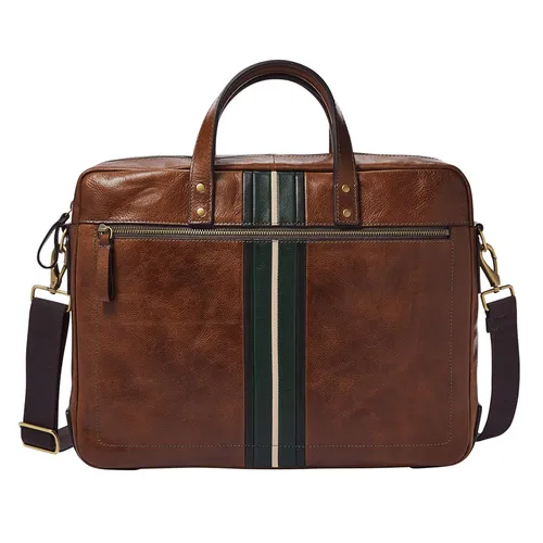Túi xách - Túi Đeo Chéo Nam Fossil Haskell Messenger Bag MBG9456222 Màu Nâu - Vua Hàng Hiệu