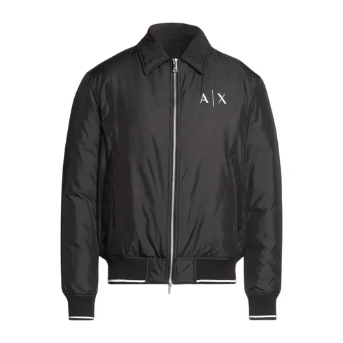 Áo Bomber Armani Exchange Jacket Black 6KZB36ZNKRZ1200 Màu Đen Size XS