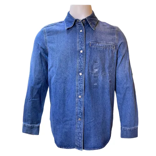 Thời trang Calvin Klein Áo khoác - Áo Khoác Calvin Klein CK SP40587103 Màu Xanh Size M - Vua Hàng Hiệu