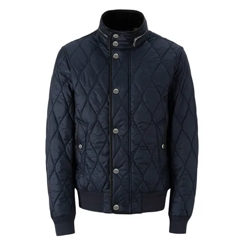 Burberry Nam Áo khoác - Áo Khoác Nam Burberry Quilted Collar Zipper 4036873 Màu Xanh Navy - Vua Hàng Hiệu