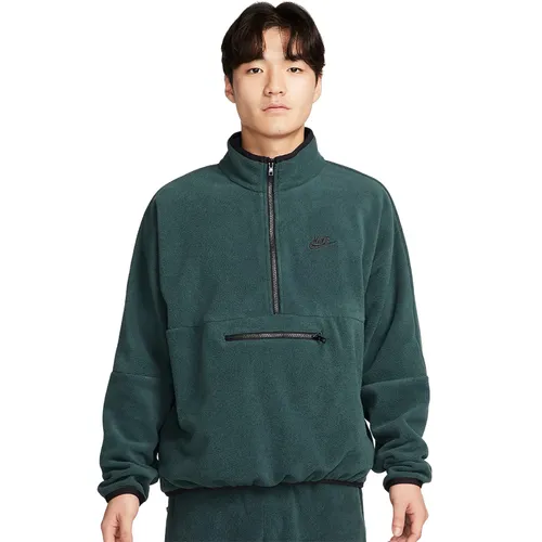 Nike - Áo Khoác Nam Nike Club Fleece+ Men's 1/2-Zip Fleece Top DX0526-328 Màu Xanh Size S - Vua Hàng Hiệu