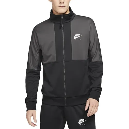 Nike - Áo Khoác Nam Nike Poly-Knit Jacket DD6338-010 MÀu Đen Xám - Vua Hàng Hiệu