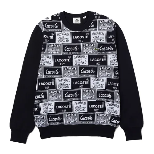 Áo Len Nam Lacoste Heritage Crew Neck Patchwork Jacquard AH3289 Phối Màu - Thời trang - Vua Hàng Hiệu