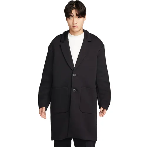 Thời trang Áo Măng Tô - Áo Măng Tô Nam Nike Sportswear Tech Fleece Reimagined FN0602-010 Màu Đen Size S - Vua Hàng Hiệu
