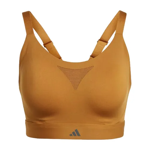 Áo Ngực Thể Thao Nữ Adidas High Support Tailored Impact HR9729 Màu Vàng Đất Size 75B