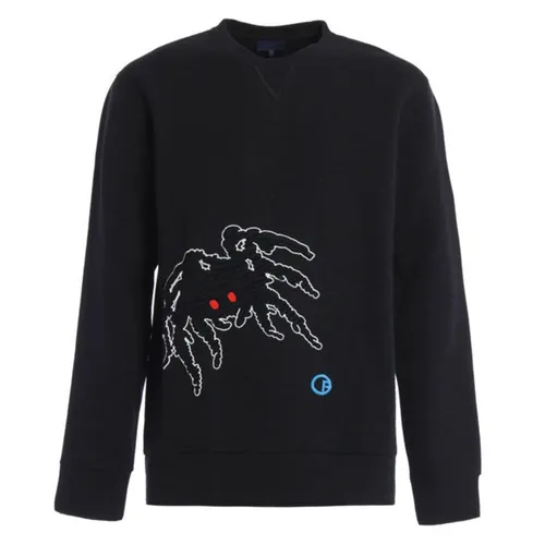 Áo Nỉ Nam Lanvin Felpa Con Effetto Stropicciato RMJE0054A1610 Màu Đen - Thời trang - Vua Hàng Hiệu