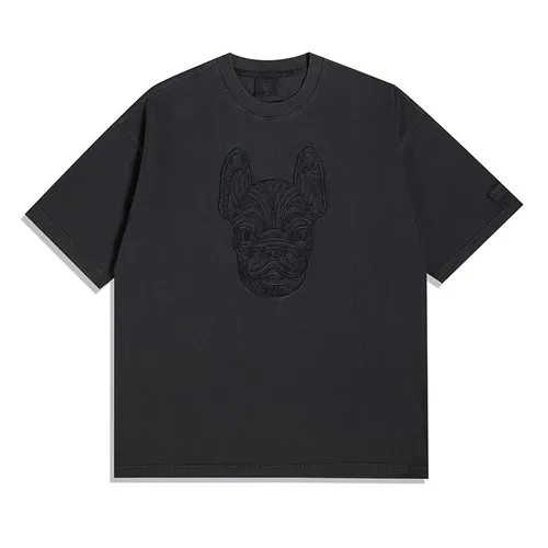 Áo Phông LifeWork Pigment Embroidered Short LW232TS080-1 Màu Đen Size L