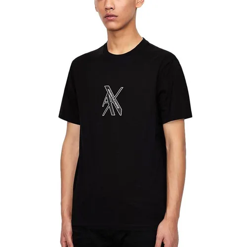 Áo Phông Nam Armani Exchange Tshirt 3KZTLB ZJ9AZ GC03 Màu Đen Size XS