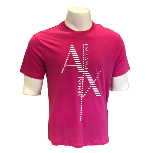 Áo Phông Nam Armani Exchange Tshirt 7VZTSE ZJH4Z GD03 Màu Hồng Đậm Size M