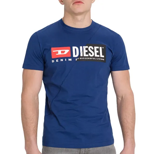 Thời trang Xanh dương Áo phông - Áo Phông Nam Diesel T-DIEGO-CUTYT-SHIRT-GA04 Tshirt Màu Xanh Dương Size L - Vua Hàng Hiệu
