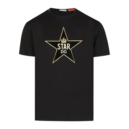 Áo Phông Nam Dolce & Gabbana D&G Star DG Tshirt Form To Màu Đen Size XS - Thời trang - Vua Hàng Hiệu