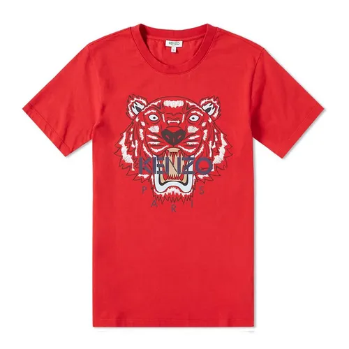 Thời trang Kenzo Áo phông - Áo Phông Nam Kenzo Tiger Print Tshirt 5TS0504 186 Màu Đỏ Size XS - Vua Hàng Hiệu