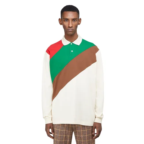 Áo Polo Nam Gucci Striped Panel Top 613844XJCGR8010 Phối Màu - Thời trang - Vua Hàng Hiệu