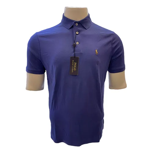 Thời trang - Áo Polo Nam Ralph Lauren 710660606136 Màu Xanh Tím Size S - Vua Hàng Hiệu